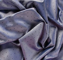 Podšívka žakárová puntík fialová