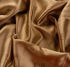 Podšívka žakárová světlá khaki