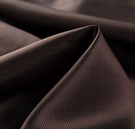 Podšívka keprové vazby šanžán hnědá/černá