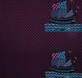 Úplet žoržetového vzhledu kupón vínový