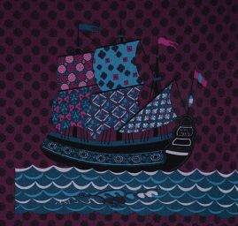 Úplet žoržetového vzhledu kupón vínový