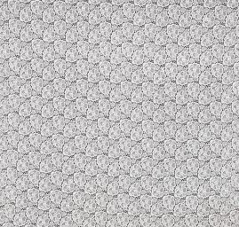 Hrubá krajka vzor velké růže bílá