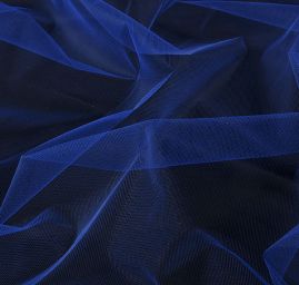 Tyl šatový nivea modrý široký 280cm