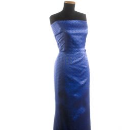 Brokát modro-zlatý