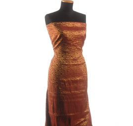 Brokát vínovozlatý romantický vzor II.jakost