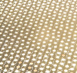 Úplet se zlatými flitry černý podklad