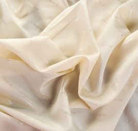 Podšívka žakárová smetanová