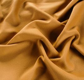 Flauš směs vlna/kašmír camel hnědá