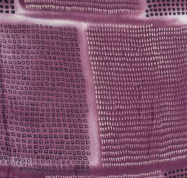 Šifon viskozový avantgardní motiv vínovočerný