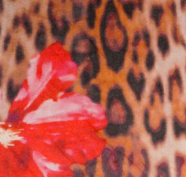 Sametová dekorační látka tisk zvířecí motiv