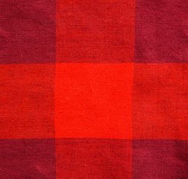 Len vzor kostek červenovínový