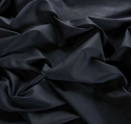 Bavlněná pružná látka tmavě modrá