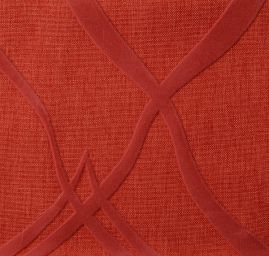 Linonovo Geometric red semišový flock