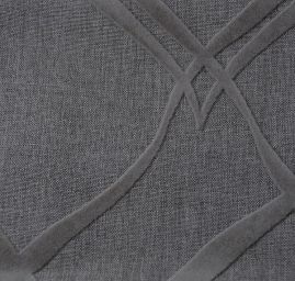 Linonovo Geometric grey semišový flock