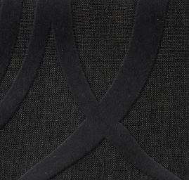 Linonovo Geometric dark grey semišový flock
