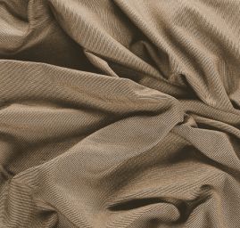 Pevnější bavlněná látka světle hnědá