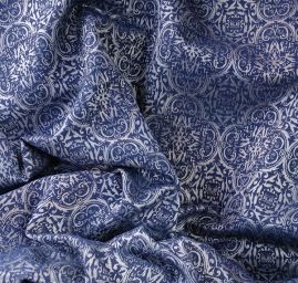 Žakárová látka vzor ornamenty oboustranná