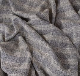 Imitace ručně tkané látky kostka zeleno/černá