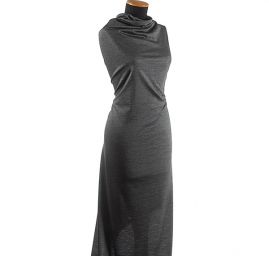 Úplet lamé tmavší šedostříbrný