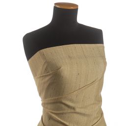 Imitace buretového hedvábí béžovohnědá