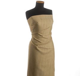 Imitace buretového hedvábí béžovohnědá