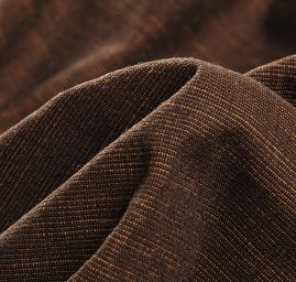 Imitace jeansoviny hnědohnědý melír