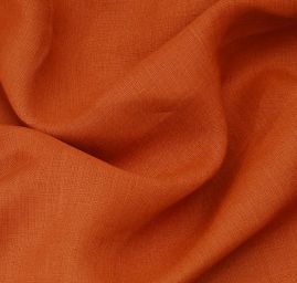 Len jednobarevný skořicový