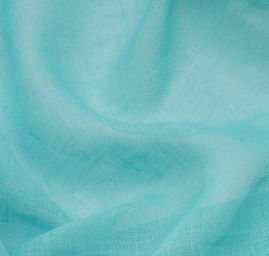 Len organtýn hladký sv. tyrkysový