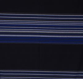 Úplet vzor proužky modrá/černá/šedá/bílá