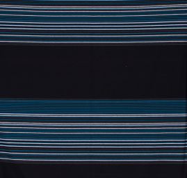 Úplet vzor proužky tyrkysová/černá/šedá/bílá