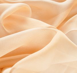 Šifon šanžán barvy šampáň