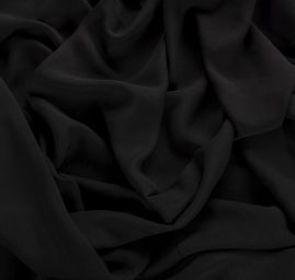 Viskozový voál černý