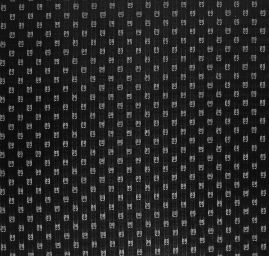 Brokát nepružný pevnější kostky černošedý