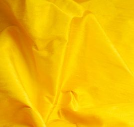 Šantung jednobarevný žlutý