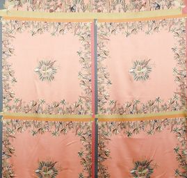 Satén s originálním potiskem Marlen losos