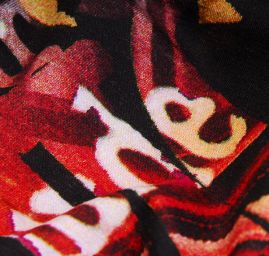 Úplet tisk fantazie barev