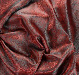 Podšívka žakárová vínová