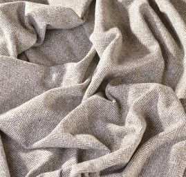 Látka na kostým/kabát vzor rybí kost