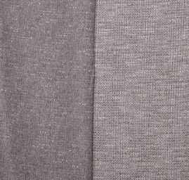 Tweedové látka na kabát obojstranná šedobiela