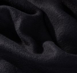 Buklé silný součkový úplet černý