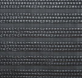 Látka prošev vzor "kostky a pruhy" černá