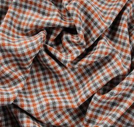 Vlněná kostýmovka kostka šedá