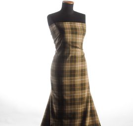 Vlněná kostýmovka kostka zelená