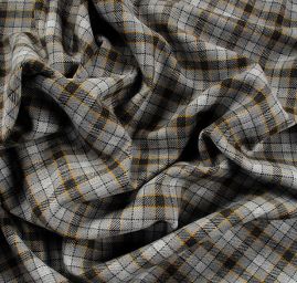 Vlněná kostýmovka kostka šedá