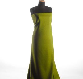 Vlněné sukno zelené s vlasem