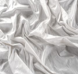 Hedvábný šantung bílý