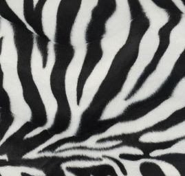 Metráž - imitácia zvieracej srsti, zebra II.akosť