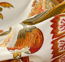 Pevnjěší bavlněná látka tisk s hrubší strukturou