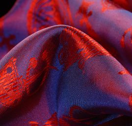 Látka brokát orientální motiv