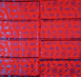 Látka brokát orientální motiv